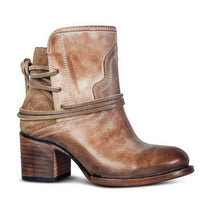 Cargar imagen en el visor de la galería, Ankle Boots Plus Retro Block Heel Buckle Strap Short boots woman shoes
