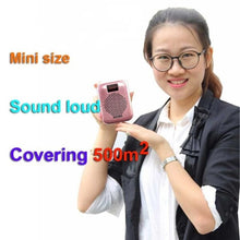 Cargar imagen en el visor de la galería, K500 Microphone Bluetooth Loudspeaker Portable Auto Pairing USB Charging Voice Amplifier Megaphone Speaker For Teaching
