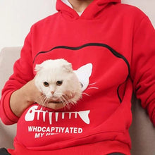 Cargar imagen en el visor de la galería, Cat Lovers Kangaroo Hoodie Dog Pet Pullovers Cuddle Pouch Sweatshirt Pocket Animal Hooded
