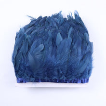 Cargar imagen en el visor de la galería, Natural Chicken Feathers Ribbon Fringe Dyed Feather Trim Accessory Decoration Crafts Plumes
