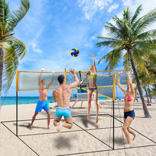 Cargar imagen en el visor de la galería, Portable Professional Outdoor Sand Grass Or Indoors Cross Volleyball Sports Volleyball NetQuickstart Tennis Badminton Square Net
