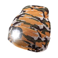 Load image into Gallery viewer, Hot Christmas Gifts Adult/Kids Hat LED Lighted Beanie Cap Hip Hop Knit Hat Hunting Running
