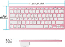 Cargar imagen en el visor de la galería, Ultra-Slim Bluetooth Keyboard Compatible with iPad 10.2, iPad Air 10.9/10.5, iPad Pro 11/12.9, iPad Mini,
