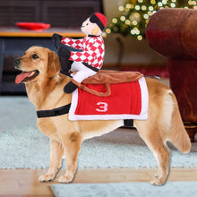 Cargar imagen en el visor de la galería, Santa Clause Riding Pet Costume
