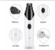 Load image into Gallery viewer, Rechargeable Nails Dog Cat Care Grooming USB Electric Pet Dog Nail Grinder Trimmer Clipper Pets Paws Nail Cutter
