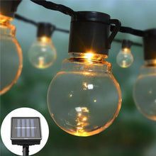 Cargar imagen en el visor de la galería, 10/20 Bulbs LED Solar Lamp String Lights Balls Waterproof Balcony Porch Fairy Lights Outdoor Solar LED Lights Garden Decoration
