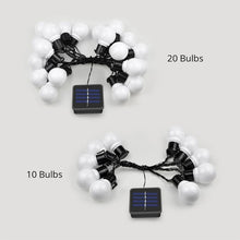 Cargar imagen en el visor de la galería, 10/20 Bulbs LED Solar Lamp String Lights Balls Waterproof Balcony Porch Fairy Lights Outdoor Solar LED Lights Garden Decoration
