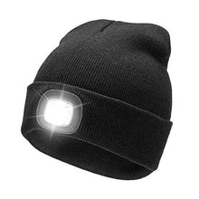 Cargar imagen en el visor de la galería, Hot Christmas Gifts Adult/Kids Hat LED Lighted Beanie Cap Hip Hop Knit Hat Hunting Running
