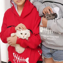 Cargar imagen en el visor de la galería, Cat Lovers Kangaroo Hoodie Dog Pet Pullovers Cuddle Pouch Sweatshirt Pocket Animal Hooded
