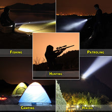 Cargar imagen en el visor de la galería, SHENYU Powerful Rechargeable Mini LED Flashlight USB Direct Charge Powerbank Cree T6 Torch Tactical 18650 Lantern Hiking Camping
