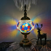 Load image into Gallery viewer, Mosaic Table Lamp Bedroom Study Romantic Style Decoration Table Lamp
