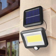 Cargar imagen en el visor de la galería, COB 120LED Solar Motion Sensor Wall Light Outdoor Waterproof Garden Lamp Solar Lamp Street Lamp Garden Decoration Dropshipping
