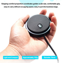 Cargar imagen en el visor de la galería, UM02 USB Omni-directional Condenser Microphone Mic Voice Chat Video Games Live Broadcast Sound Pick-up for Desktop Laptop PC
