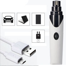 Load image into Gallery viewer, Rechargeable Nails Dog Cat Care Grooming USB Electric Pet Dog Nail Grinder Trimmer Clipper Pets Paws Nail Cutter
