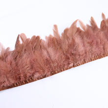 Cargar imagen en el visor de la galería, Natural Chicken Feathers Ribbon Fringe Dyed Feather Trim Accessory Decoration Crafts Plumes
