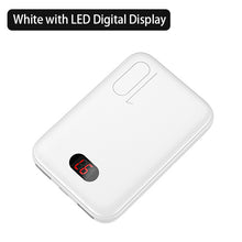 Cargar imagen en el visor de la galería, Power Bank for xiaomi mi iPhone,USAMS Mini Power Bank 10000mAh LED Display Dual USB Powerbank External Battery Fast charging
