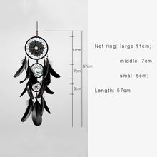 Cargar imagen en el visor de la galería, Creative Hanging Feather Multi-ring Dream Catcher  Room Wall Decoration
