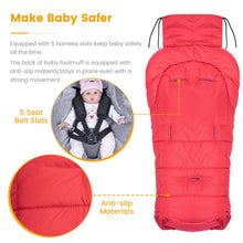 Cargar imagen en el visor de la galería, Snugly Cocoon Winter Baby Sleeping bag keeps baby warm and comfy while on the go
