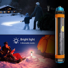 Load image into Gallery viewer, Emergency Waterproof Rechargeable Battery Flashlight Light Outdoor SOS Led Powerbank Camping Flashlights #
