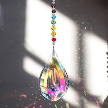 Load image into Gallery viewer, 76mm Crystal Pendant Prism Suncatcher Rainbow Maker Chandelier Part Window Hanging Ornament Home Garden Decor Figurine Xmas Gift
