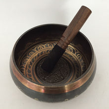 Load image into Gallery viewer, Nepal Tibetan Singing Bowl Himalayan Buddhist Yoga Meditation Singing Bowl Fengshui
