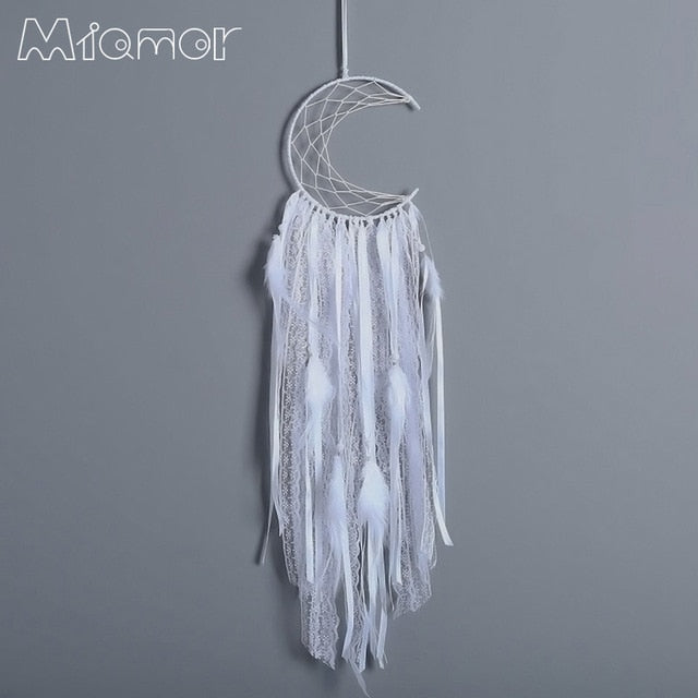 Half-moon Dream Catcher Handmade Dream Catcher Wall Hanging Decoration