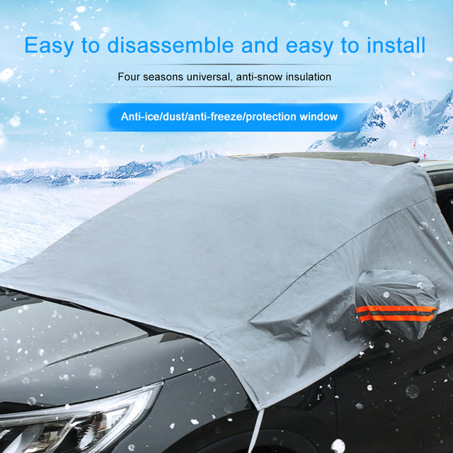 Winter Waterproof Car Covers Car Windshield Cover Anti-frost Outdoor Snow Glass Cover Outdoor Auto Car Accessory