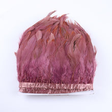 Cargar imagen en el visor de la galería, Natural Chicken Feathers Ribbon Fringe Dyed Feather Trim Accessory Decoration Crafts Plumes
