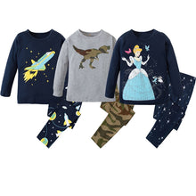 Load image into Gallery viewer, 100% Cotton Children Pajamas Sets for 2-7yr
