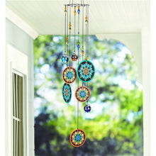 Cargar imagen en el visor de la galería, Wind Chimes Rainbow Maker Window Hanging Sun Catcher Feng shui Wind Chimes Decoration for P
