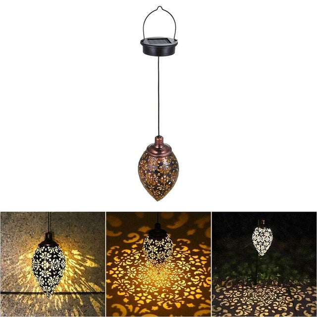 Solar Light LED Lantern Waterproof Garden Light Hanging Outdoor Lights Solar Lamp Garland Garden Decoration