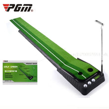 Cargar imagen en el visor de la galería, Pg2.5M/3M Golf Putting Mat Golf Putter Trainer Green Putter Carpet Practice Set Ball Return Mini Golf Putting Green Fairway
