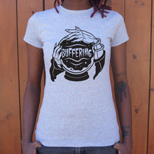 Cargar imagen en el visor de la galería, Crystal Ball Buffering T-Shirt (Ladies)
