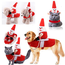 Cargar imagen en el visor de la galería, Pet Accessories, Big Dog/Cat Cosplay-Cowboy, Santa, or Pirate Costumes
