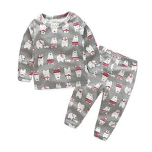 Cargar imagen en el visor de la galería, 2020 Girl/boy cotton Pajamas sets cartoon, Christmas, superhero, and more
