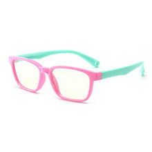 Cargar imagen en el visor de la galería, Anti-blue Light Silicone Glasses Children Soft Frame Plain Glasses Kids frame
