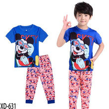 Cargar imagen en el visor de la galería, 2020 Girl/boy cotton Pajamas sets cartoon, Christmas, superhero, and more
