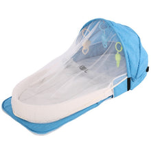 Cargar imagen en el visor de la galería, Portable Baby Bed Foldable Travel Mosquito Net Crib with Toys Breathable Multi-function Folding Baby Nest Toddler Sleeping Bed
