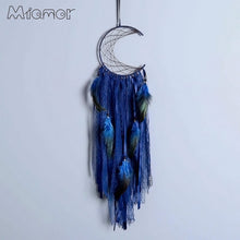 Load image into Gallery viewer, Half-moon Dream Catcher Handmade Dream Catcher Wall Hanging Decoration
