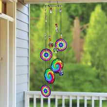 Cargar imagen en el visor de la galería, Wind Chimes Rainbow Maker Window Hanging Sun Catcher Feng shui Wind Chimes Decoration for P
