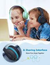 Cargar imagen en el visor de la galería, Mpow CH6S Wired Headphones For Kids With Microphone Max 85dB Food Grade Material Over-Ear Kids Headphones For iPad Kindle Phones
