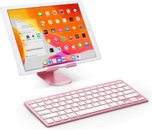 Cargar imagen en el visor de la galería, Ultra-Slim Bluetooth Keyboard Compatible with iPad 10.2, iPad Air 10.9/10.5, iPad Pro 11/12.9, iPad Mini,
