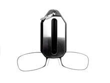 Load image into Gallery viewer, Clip Nose Reading Glasses Mini Folding Reading Glasses Men and Women With Key chain
