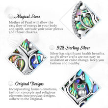 Load image into Gallery viewer, 925 Sterling Silver Tree of life Pendant Necklace Mother of Pearl wise owl Pendants fine Jewelry for women
