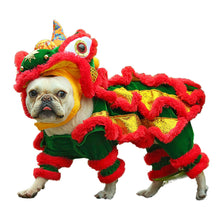 Cargar imagen en el visor de la galería, Pet Costume - Chinese Lion- Small Medium Dogs/Cat- New Years
