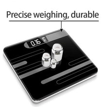 Load image into Gallery viewer, Junejour  New Floor Body Scale Glass Smart Electronic Scales USB Charging LCD Display Body Weighing Home Digital Weight Scale
