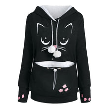 Load image into Gallery viewer, New Arrival Cat Lovers Hoodie Kangaroo Dog Pet Paw Emboridery Pullovers Cuddle Pouch Sweatshirt Pocket Animal Ear Hooded
