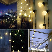 Cargar imagen en el visor de la galería, 10/20 Bulbs LED Solar Lamp String Lights Balls Waterproof Balcony Porch Fairy Lights Outdoor Solar LED Lights Garden Decoration
