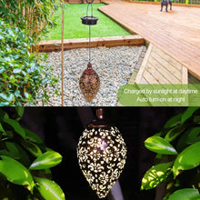 Cargar imagen en el visor de la galería, Solar Light LED Lantern Waterproof Garden Light Hanging Outdoor Lights Solar Lamp Garland Garden Decoration
