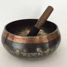 Cargar imagen en el visor de la galería, Nepal Tibetan Singing Bowl Himalayan Buddhist Yoga Meditation Singing Bowl Fengshui
